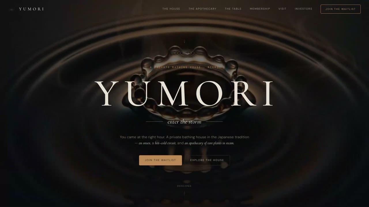 YUMORI, Bathing house