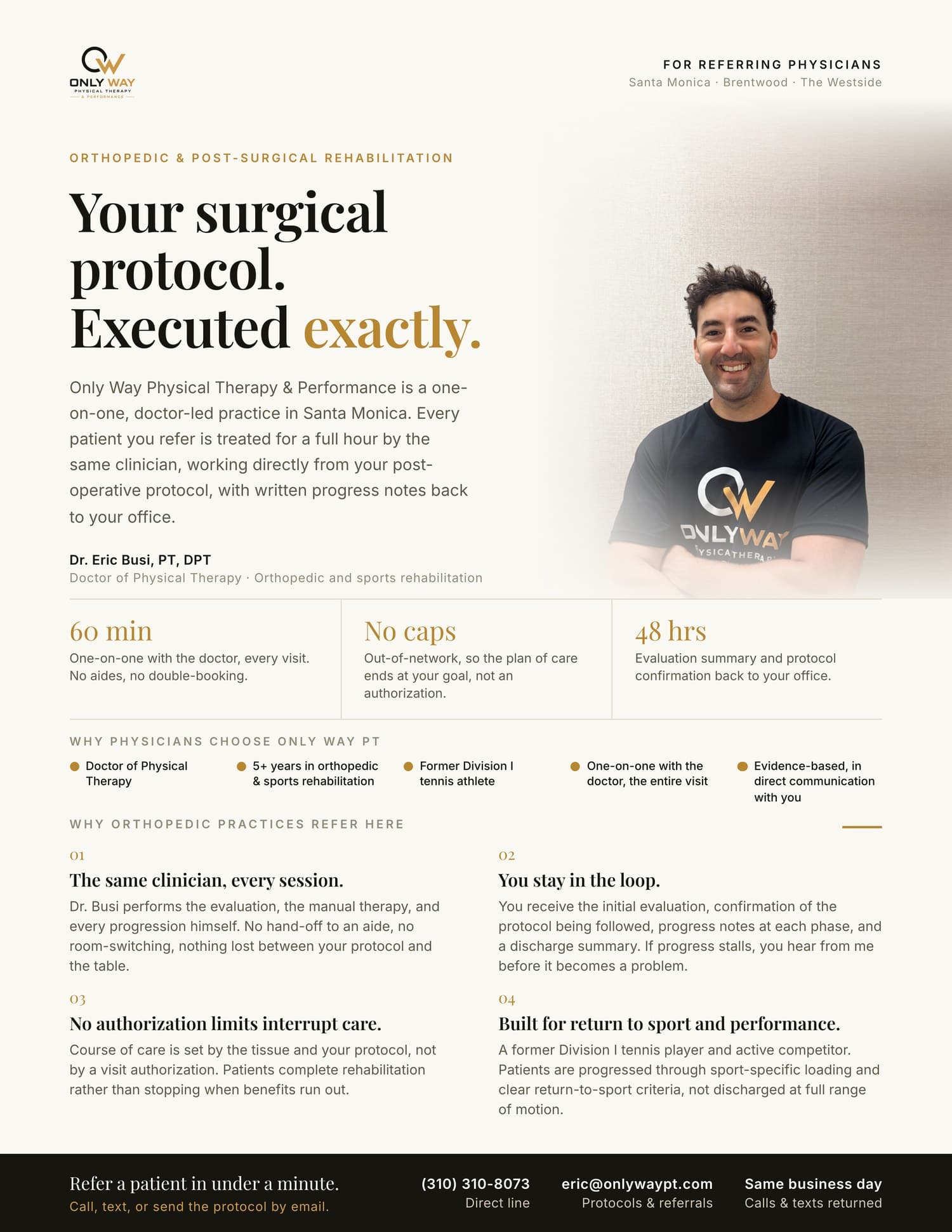 Only Way PT doctor-referral sheet